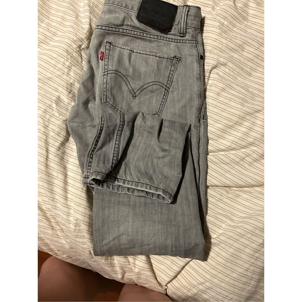 Levi’s VINTAGE (circa 90s-early aughts) 511 gray wash 34 x 32 “skinny” (aka slim